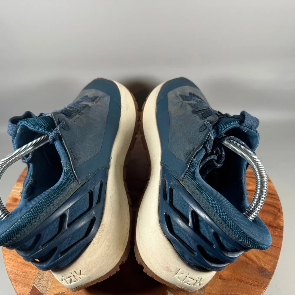Kizik Wasatch Navy Blue Hands Free Slip On Sneakers Womens 9.5 DWASTD07-1D